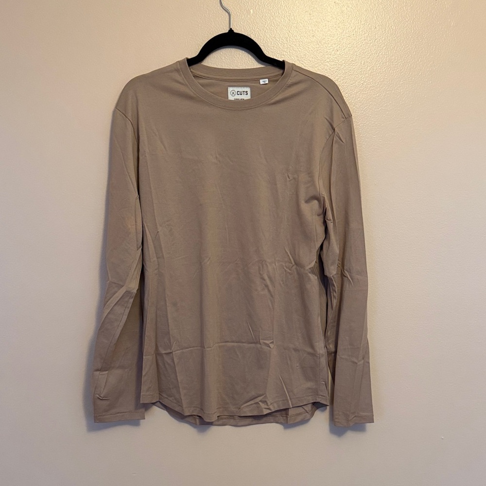 Cuts Clothing Long Sleeve Shirt - Beige